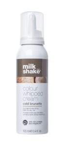 color whipped cream hair leave in cold brunette