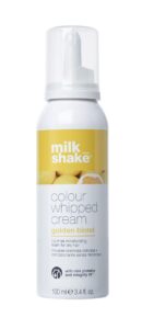 whipped cream leave in colored hair golden blonde