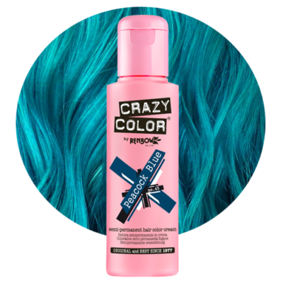 Crazy Color Peacock Blue