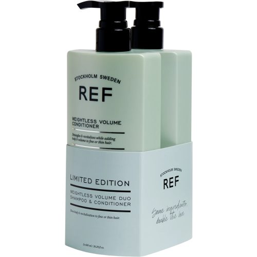 REF weightless volume duo pack shampoo and conditioner 600ml x2