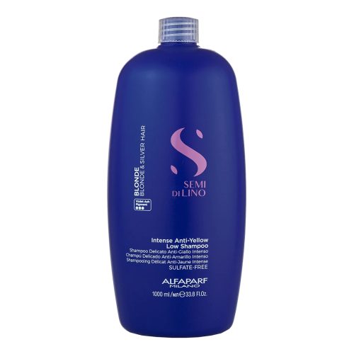 Alfaparf semi di lino blonde anti yellow intense shampoo 1 litre