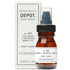 Depot 403 Pre shave & softening beard oil sweet almond 30ml