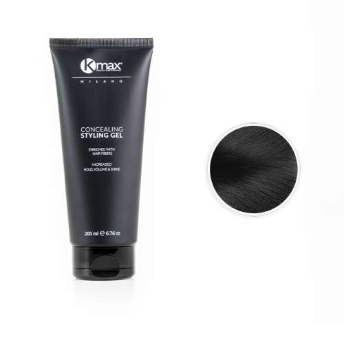 Kmax Conceiling Gel Black 200ml KMX17BK hairloss