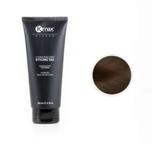 Kmax Conceiling Gel Med Brown 200ml KMX17MB hairloss