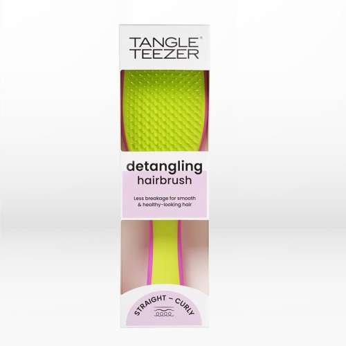 tangle teezer the ultimate detangler wet brush dopamine pink green