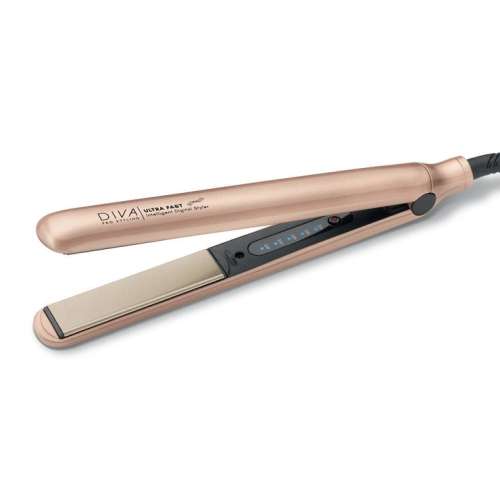 diva straightener rose gold