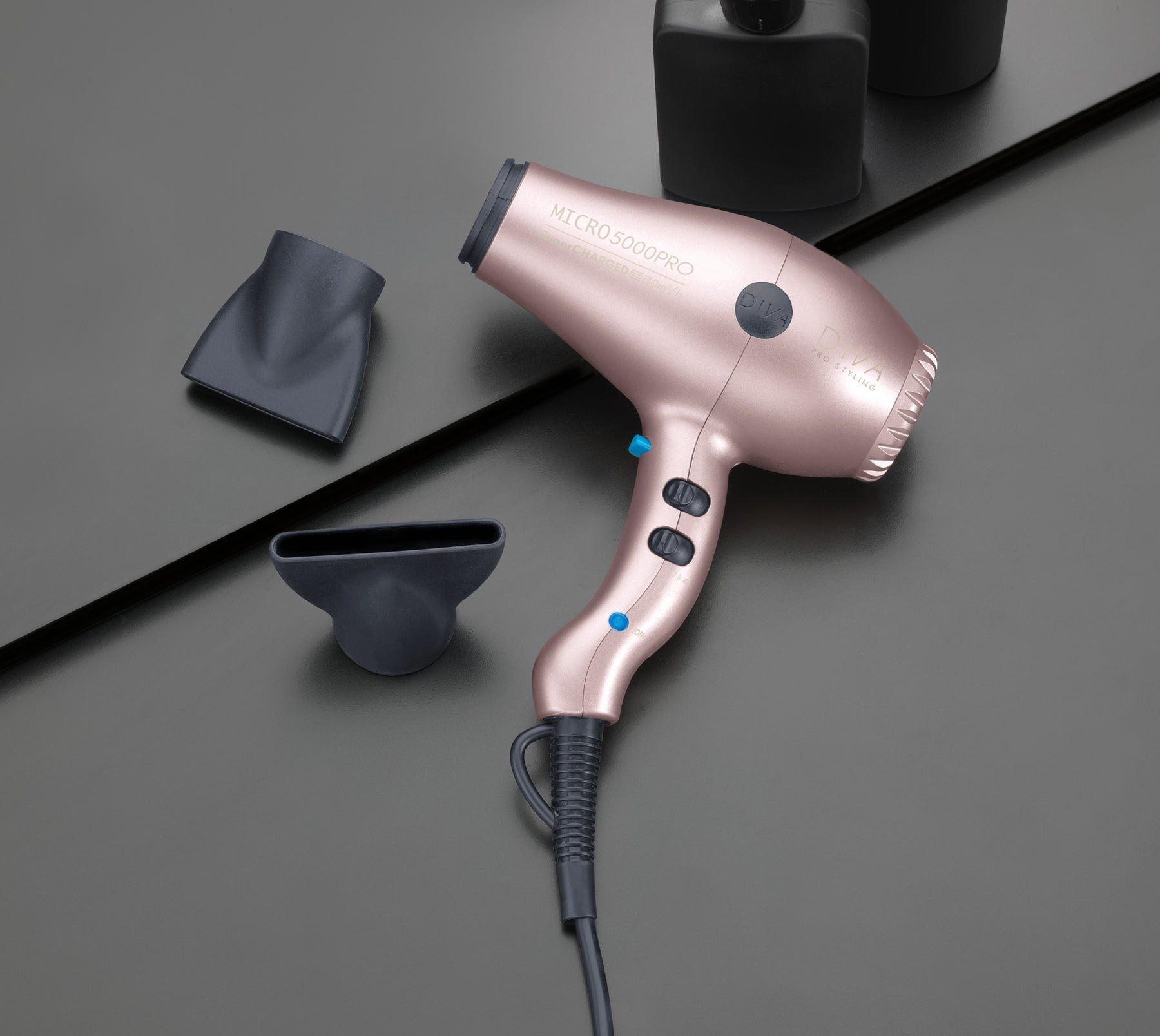 micro mini blower hair dryer diva