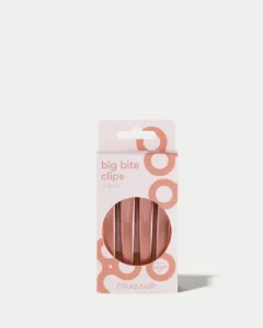 Big bite clips, rose gold clips