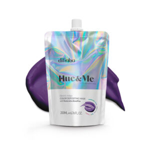 electric indigo, color at home, difiaba colors, purple color to my hair,