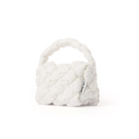 Summer vibes puffer bag white