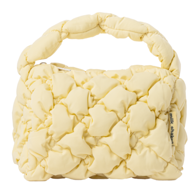 Summer vibes puffer bag Yellow/beige