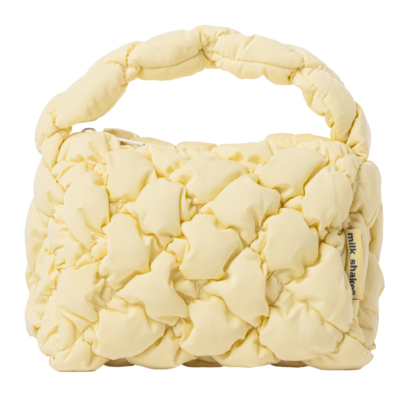 Summer vibes puffer bag Yellow/beige