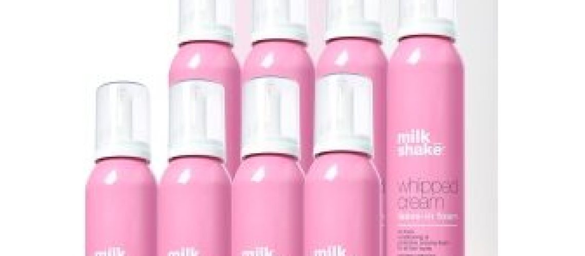 milk_shake go pink leave-in counter display for the breast cancer awareness campaign