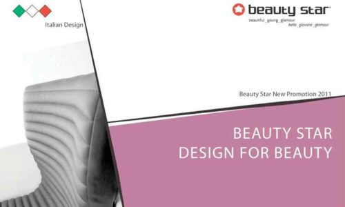 Beauty Star Design for Beauty salon furniture promotion brochure cover
